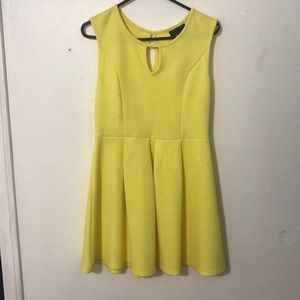 Yellow spring dress